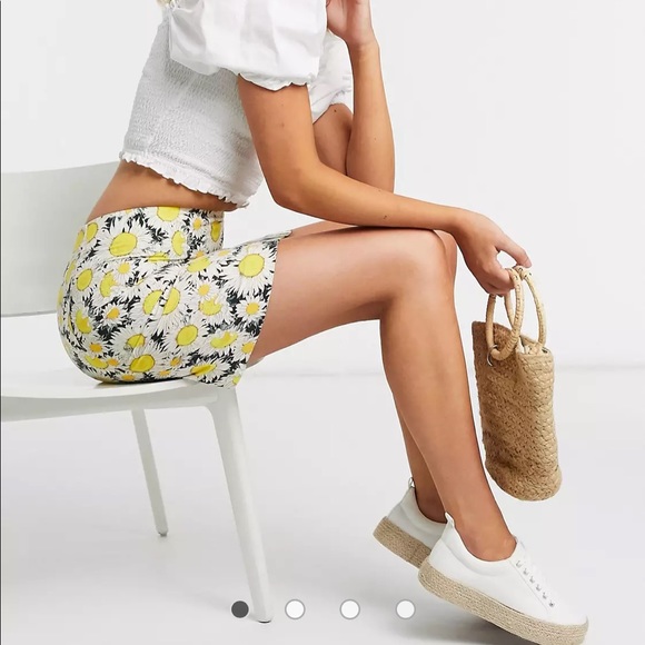 NWT Other Stories sunflower mini skirt - Picture 8 of 9